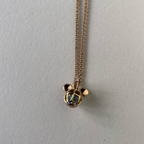 Disney Gold Plated Necklace with Swarovski Crystal - Picture 3 of 4